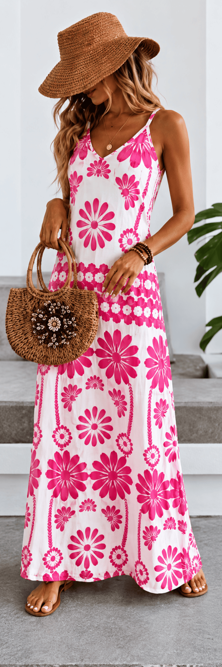 FLORAL MAXI DRESS