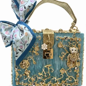 Blue Donna Versace