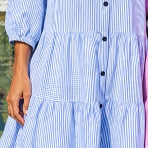 Gingham Check Dress - A
